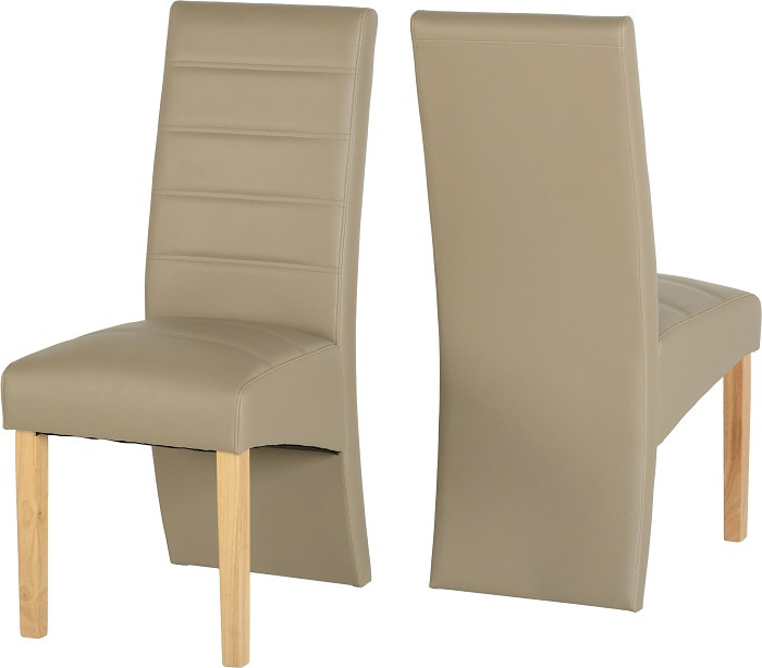 G5 Chair in Taupe Faux Leather